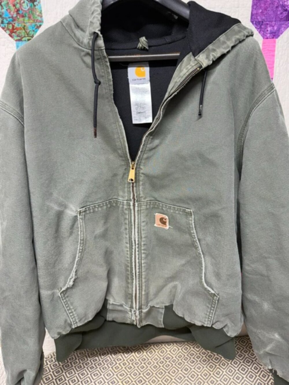 Carhartt Hooded Coat Men's Size XXL